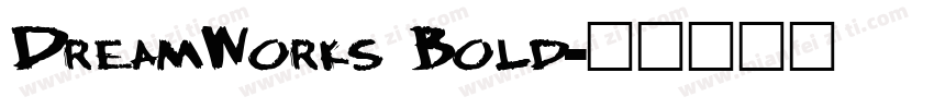 DreamWorks Bold字体转换